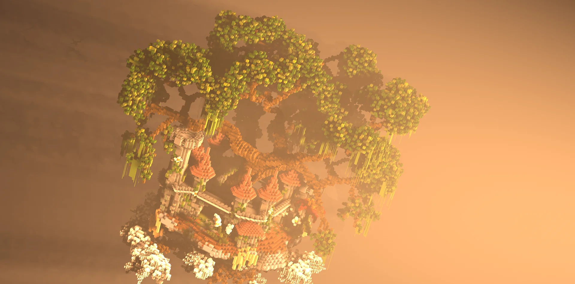 Castle Tree spawn — Minecraft build by Ovout